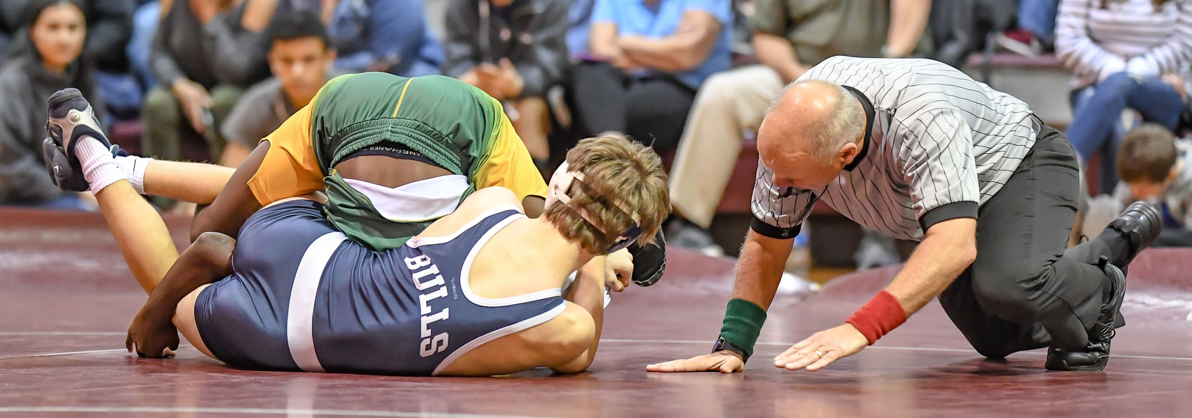 Wednesday night high school wrestling action
